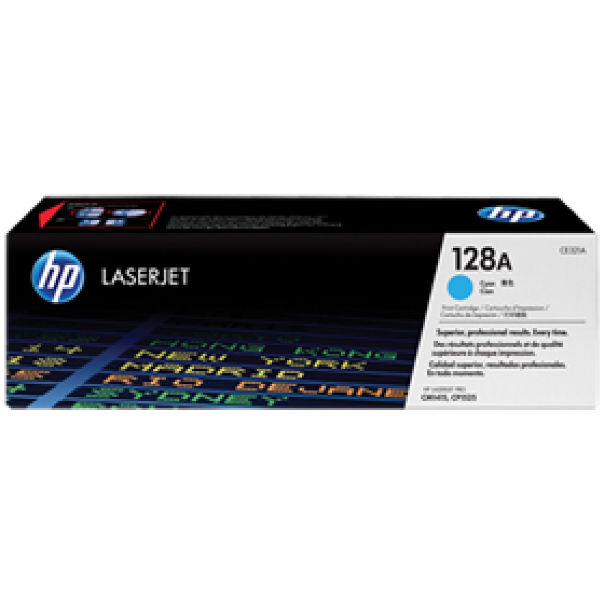 Toner Hp 128A – Ce321A – Cyan – 1,300 Paginas – Para Impresora Color Laserjet – Cp1525Nw, cm1415Fnw