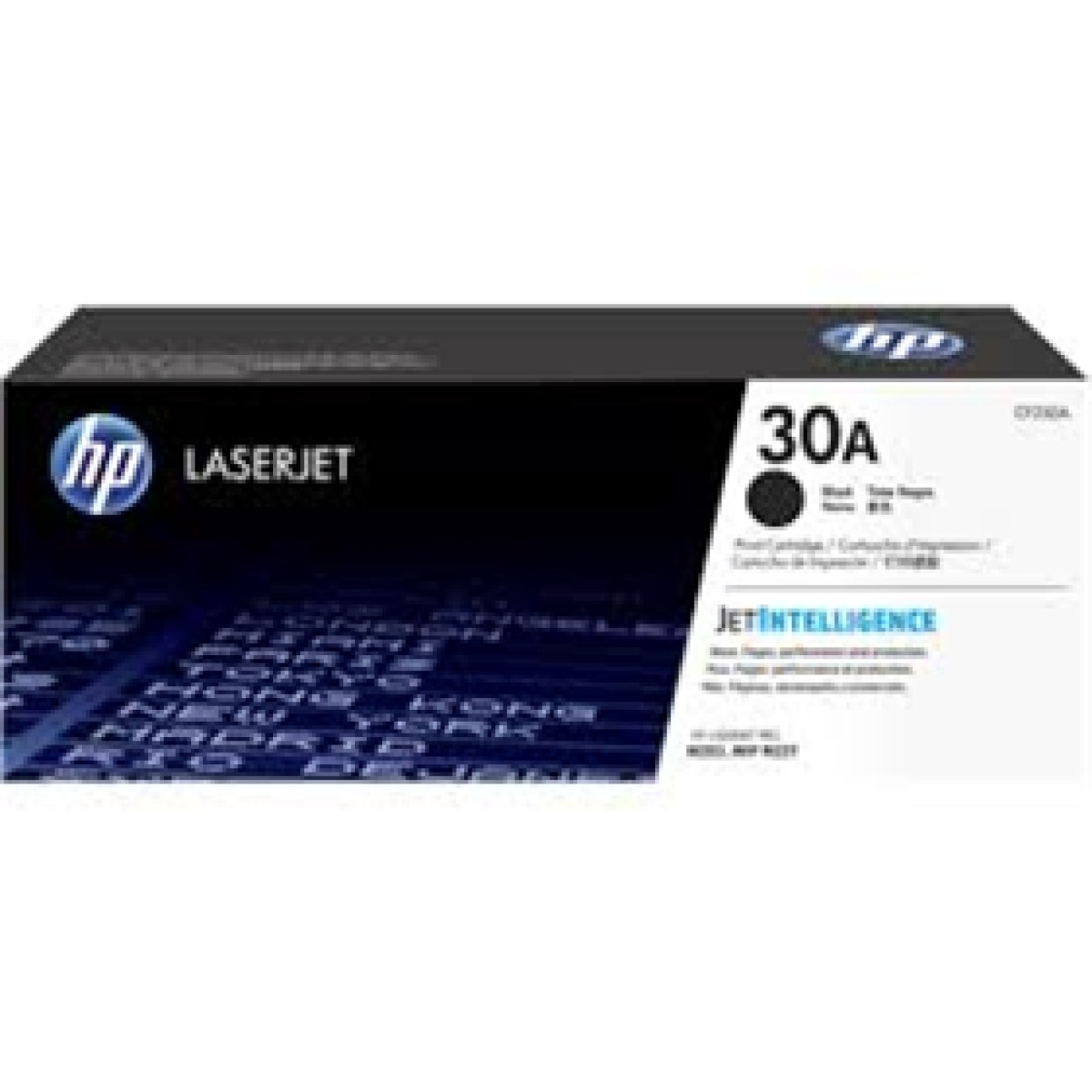 Toner Hp 30A – Cf230A – Negro – 1,600 Paginas – Para Impresora Laserjet – M203Dn, M203Dw, M227Fdw, M227Sdn