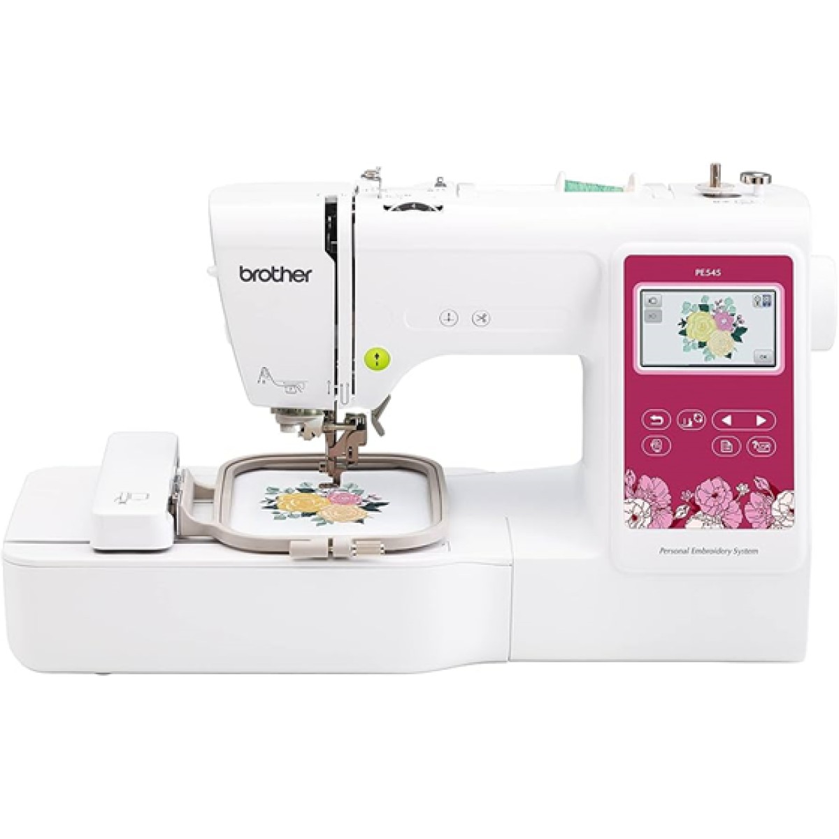 Máquina De Coser Y Bordado Brother Pe545 3.7″ Color 4X4″ Bordado