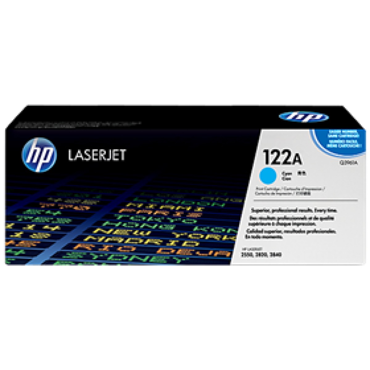 Toner Hp 122A – Q3961A – Cyan – 4,000 Paginas – Para Impresora Laserjet 2550L, 2550Ln, 2550N Hp Multifunction And All-In-One Products 2820, 2840