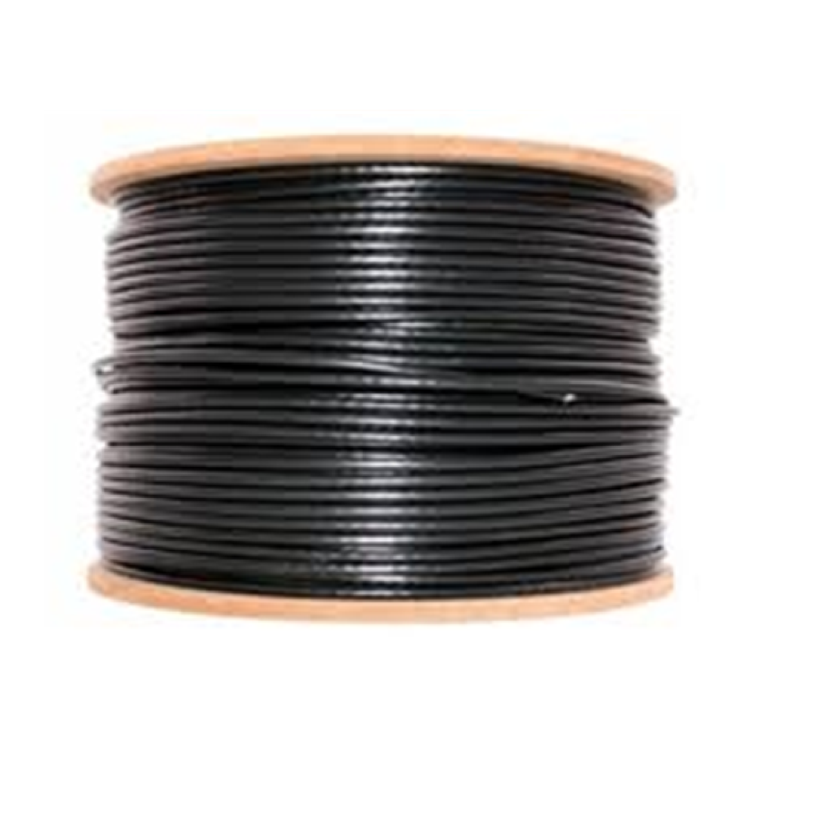 Rollo De Cable Utp Click-Cam Cat5 1000 Pies 99% Cobre Exterior Negro