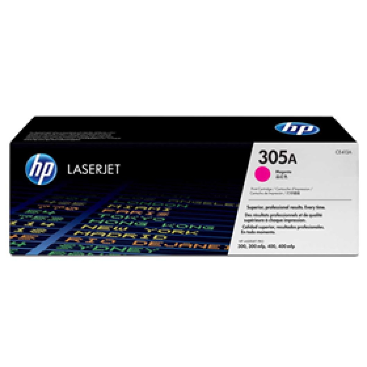 Toner Hp 305A – Ce413A – Magenta – 2,600 Paginas – Para Impresora Color Laserjet Pro – M351A, M375Nw, M451, M475