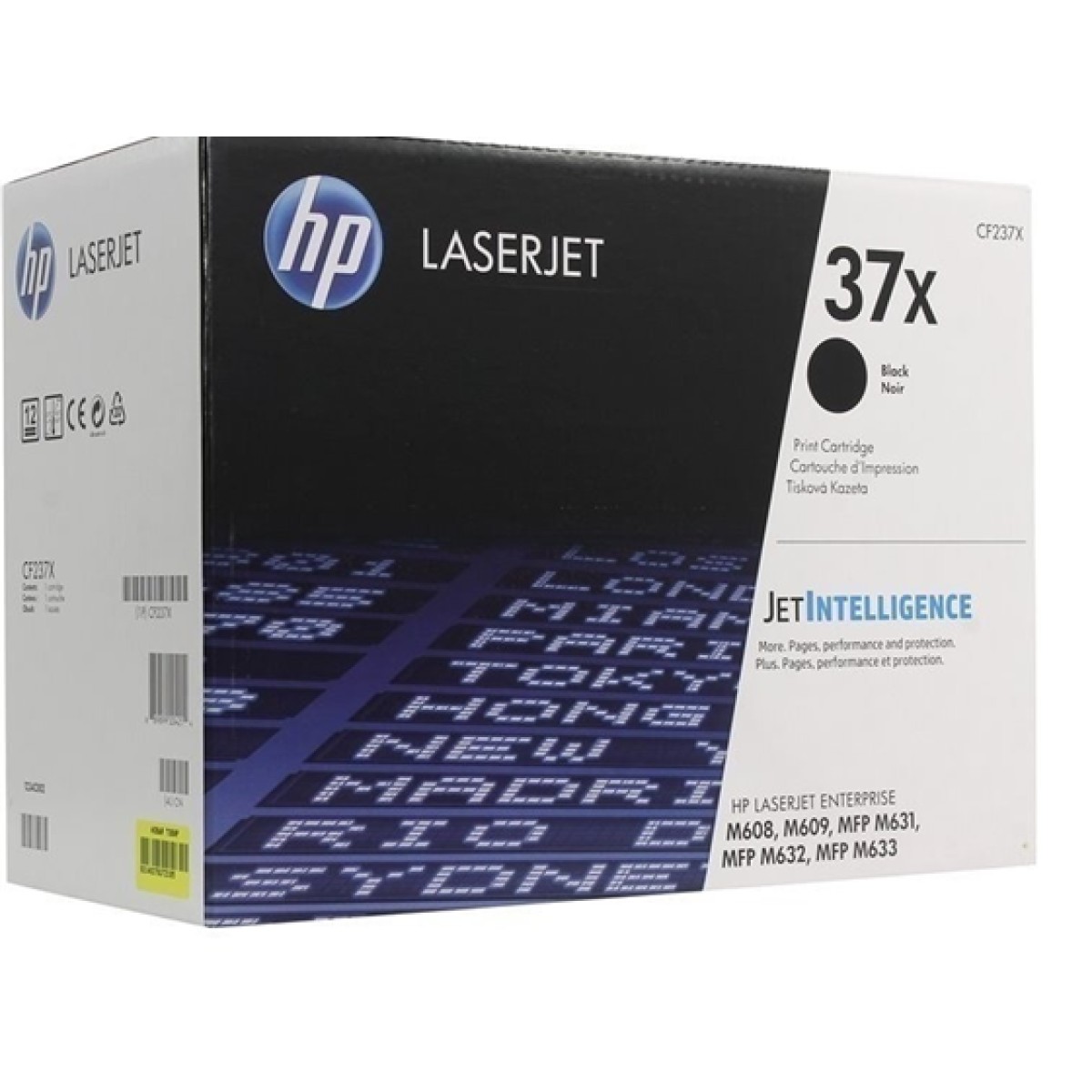 Toner Hp 37X Cf237X Negro 25000 Paginas Laserjet M631Dn M631H M632H M631Fht M608Dn