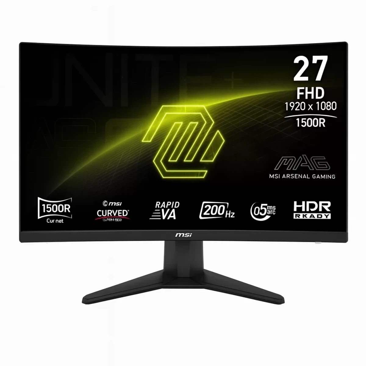 Monitor MSI MAG 276CF E20 27″ Curvo FHD 200Hz VA con Adaptive-Sync y HDMI