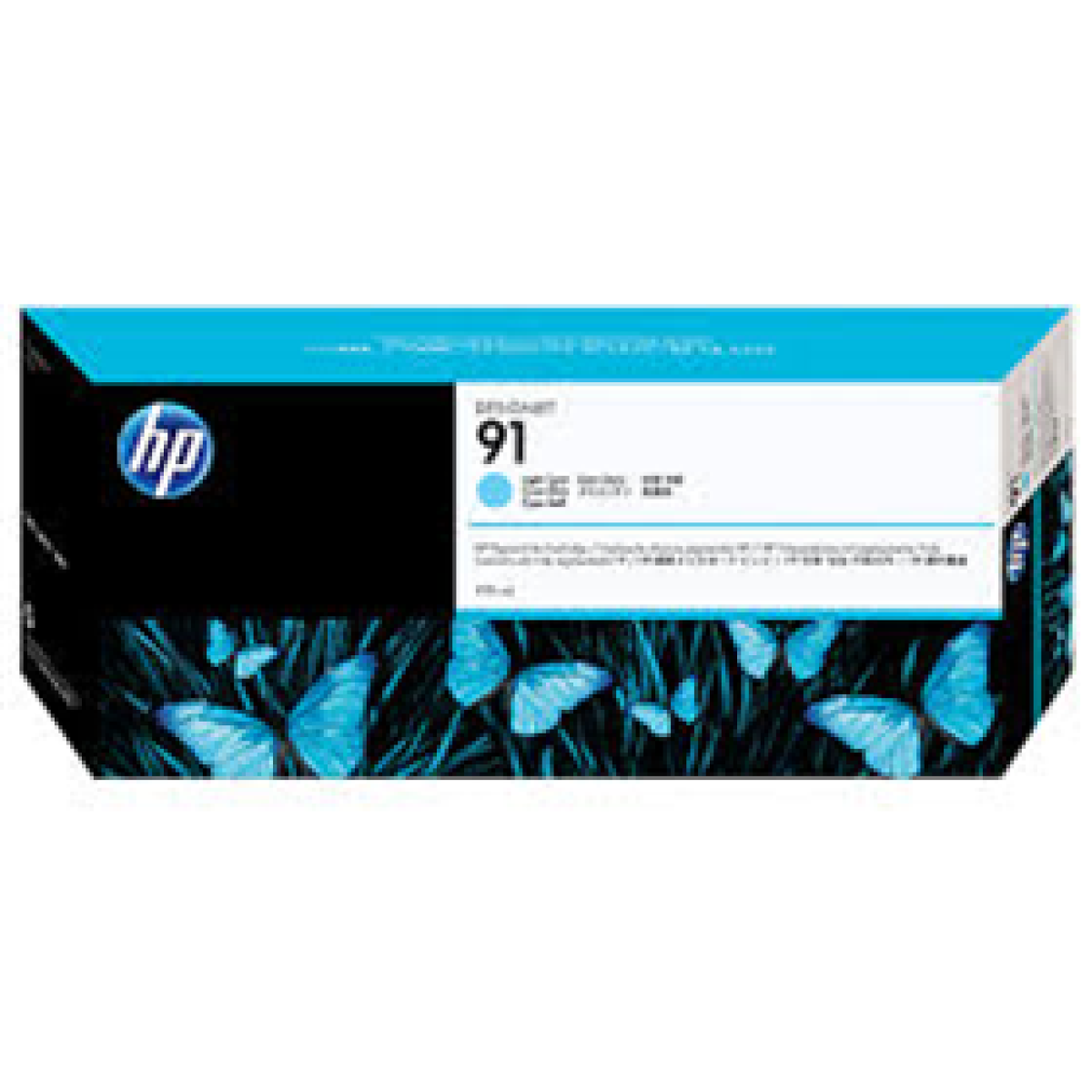Cartucho Hp 91 – C9470A – Cyan Claro – 775Ml – Para Impresora Designjet Z6100 / Z6100Ps