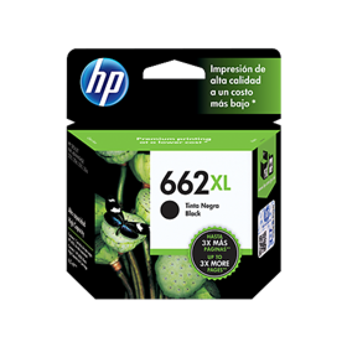 Cartucho Hp 662Xl – Cz105Al – Negro – 6.5Ml – Para Impresora Deskjet Ink Advantage 2515 / Deskjet 3515 / 3545