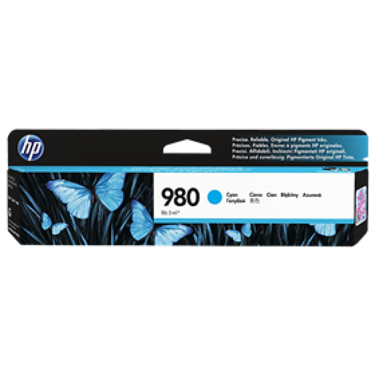 Cartucho Hp 980 – D8J07A – Cyan – 86.5Ml – Para Impresora Pagewide X555 / X585