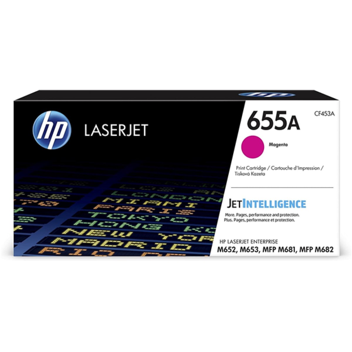 Toner Hp 655A Cf453A Magenta 10500 Paginas Laserjet Color Enterprise