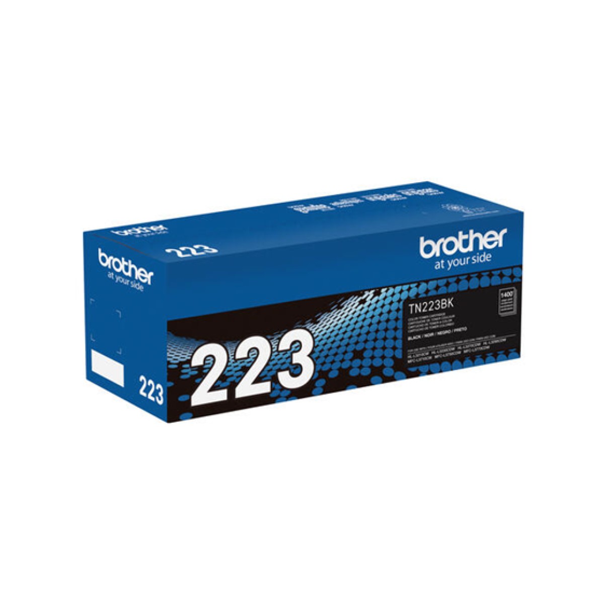 Toner Brother Tn223Bk Negro 1400 Paginas Para Impresora Mfcl3710Cw