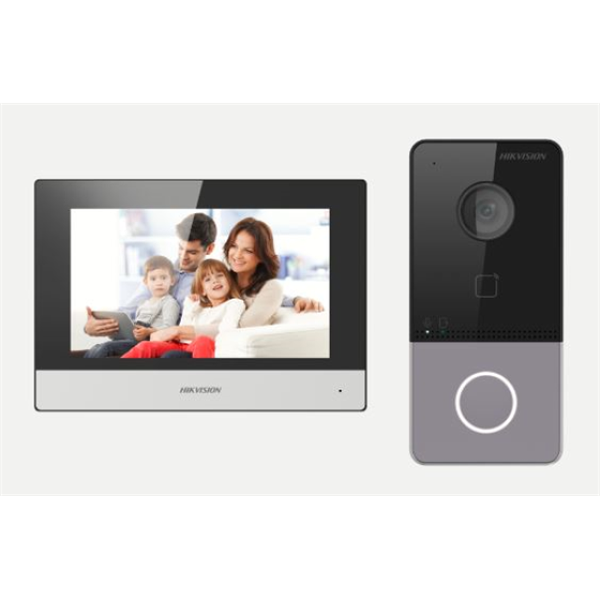 Videoportero Hikvision Kit Video Intercom Ip Camara 2Mp Pantalla 7″ Touch