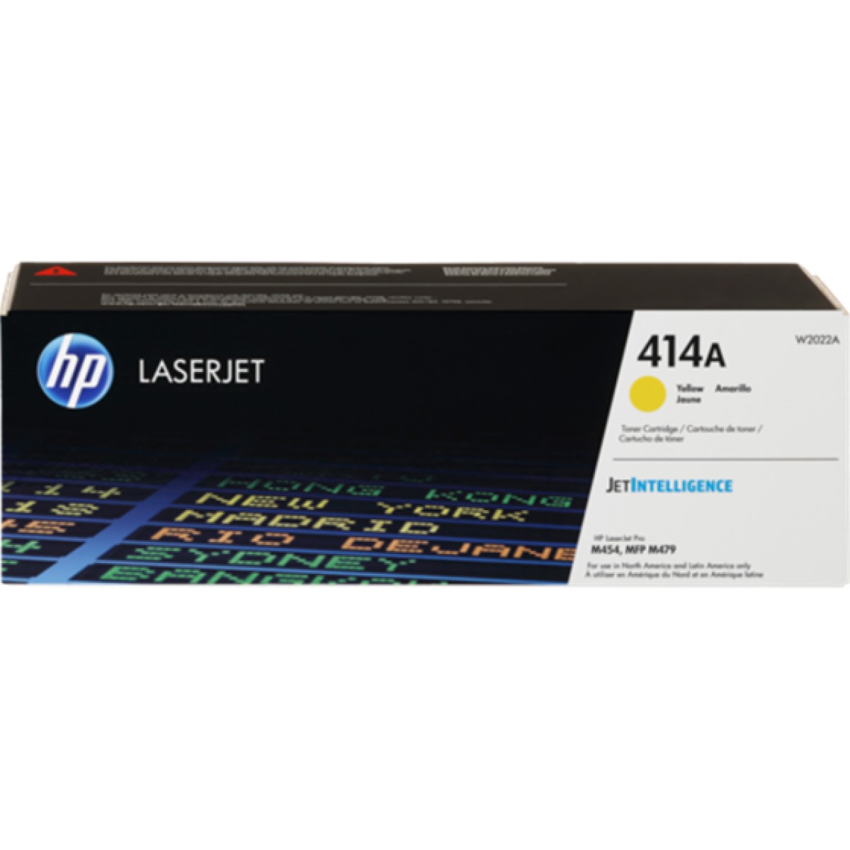Toner Hp 414A W2022A Amarillo 2100 Paginas Laserjet M454Dn