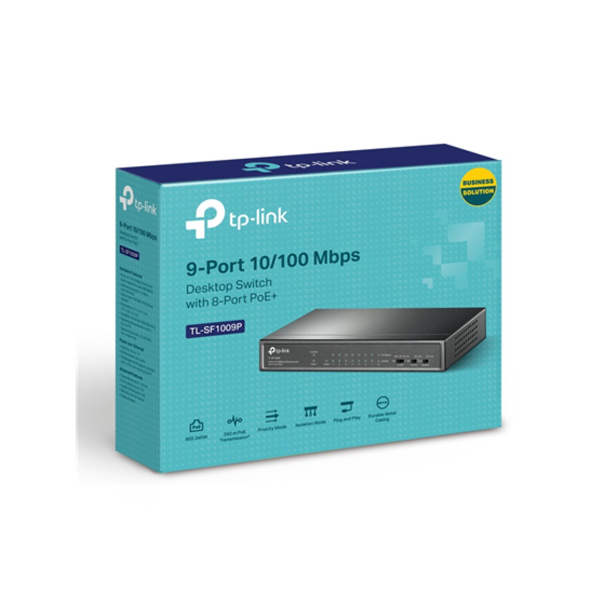 Switch Tp-Link Omada Tl-Sf1008D 9 Puertos 10/100MBps 8 Puertos Poe+ No Administrable