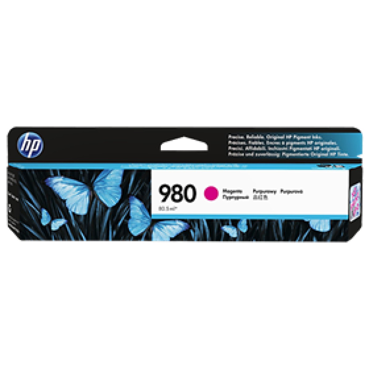 Cartucho Hp 980 – D8J08A – Magenta – 80.5Ml – Para Impresora Pagewide X555 / X585