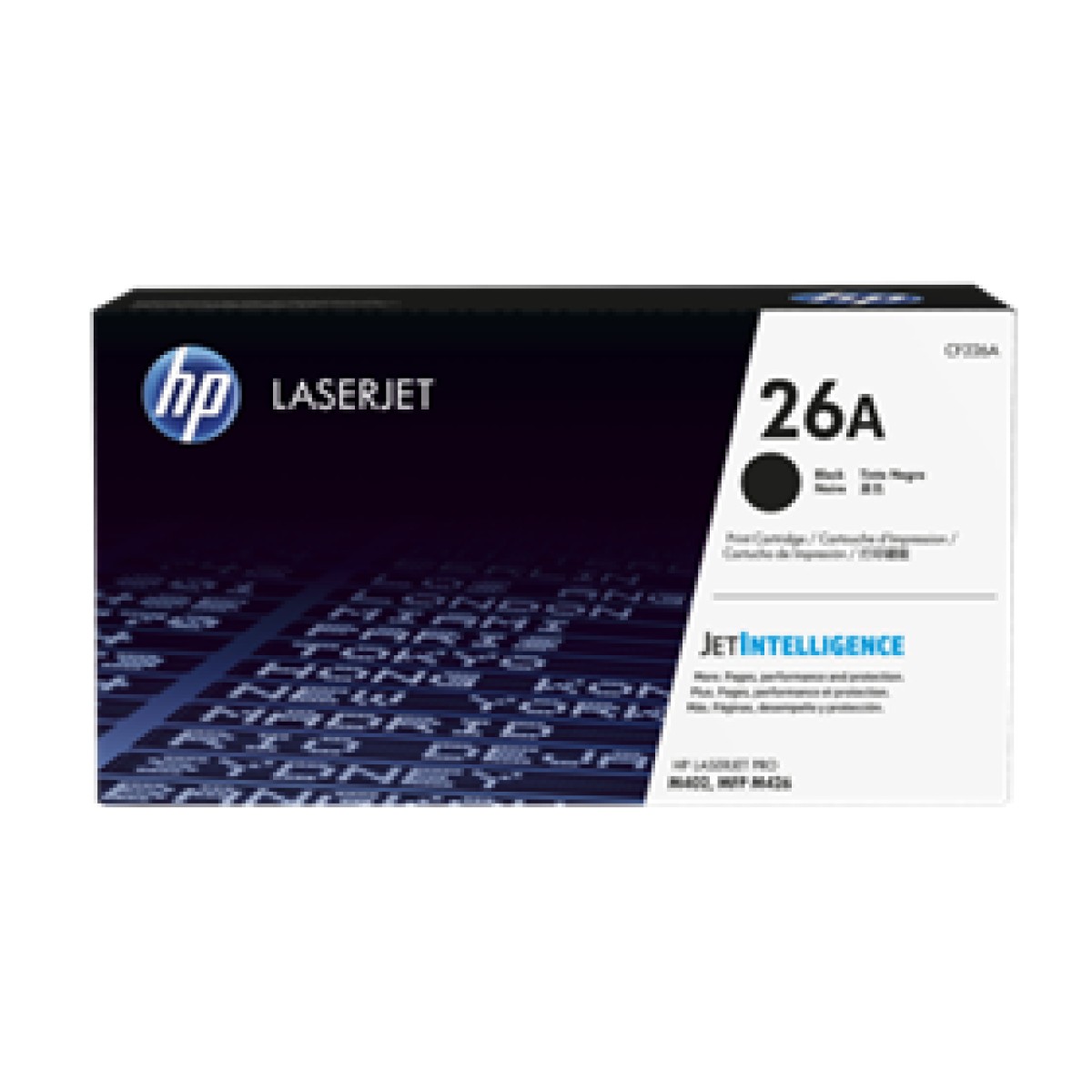 Toner Hp 26A – Cf226A – Negro – 3,100 Paginas – Para Impresora Laserjet M402/M426.