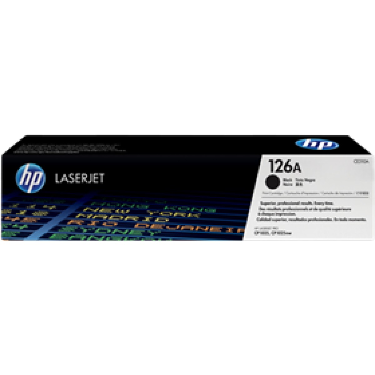 Toner Hp 126A – Ce310A – Negro – 1,200 Paginas – Para Impresora Color Laserjet – Cp1025Nw