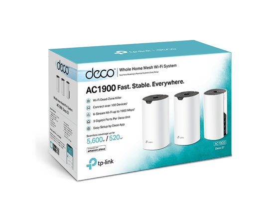 Router Mesh Tp-Link Deco S7 (3-Pack) Ac1900