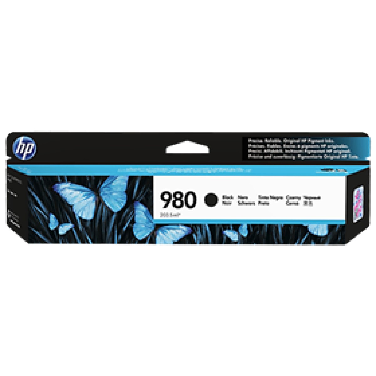 Cartucho Hp 980 – D8J10A – Negro – 203.5Ml – Para Impresora Pagewide X555 / X585