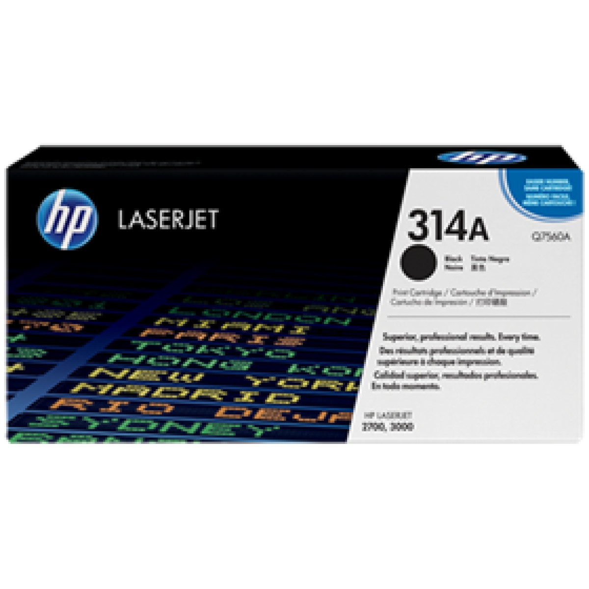 Toner Hp 314A – Q7560A – Negro – 6,500 Paginas – Para Impresora Laserjet – 3000