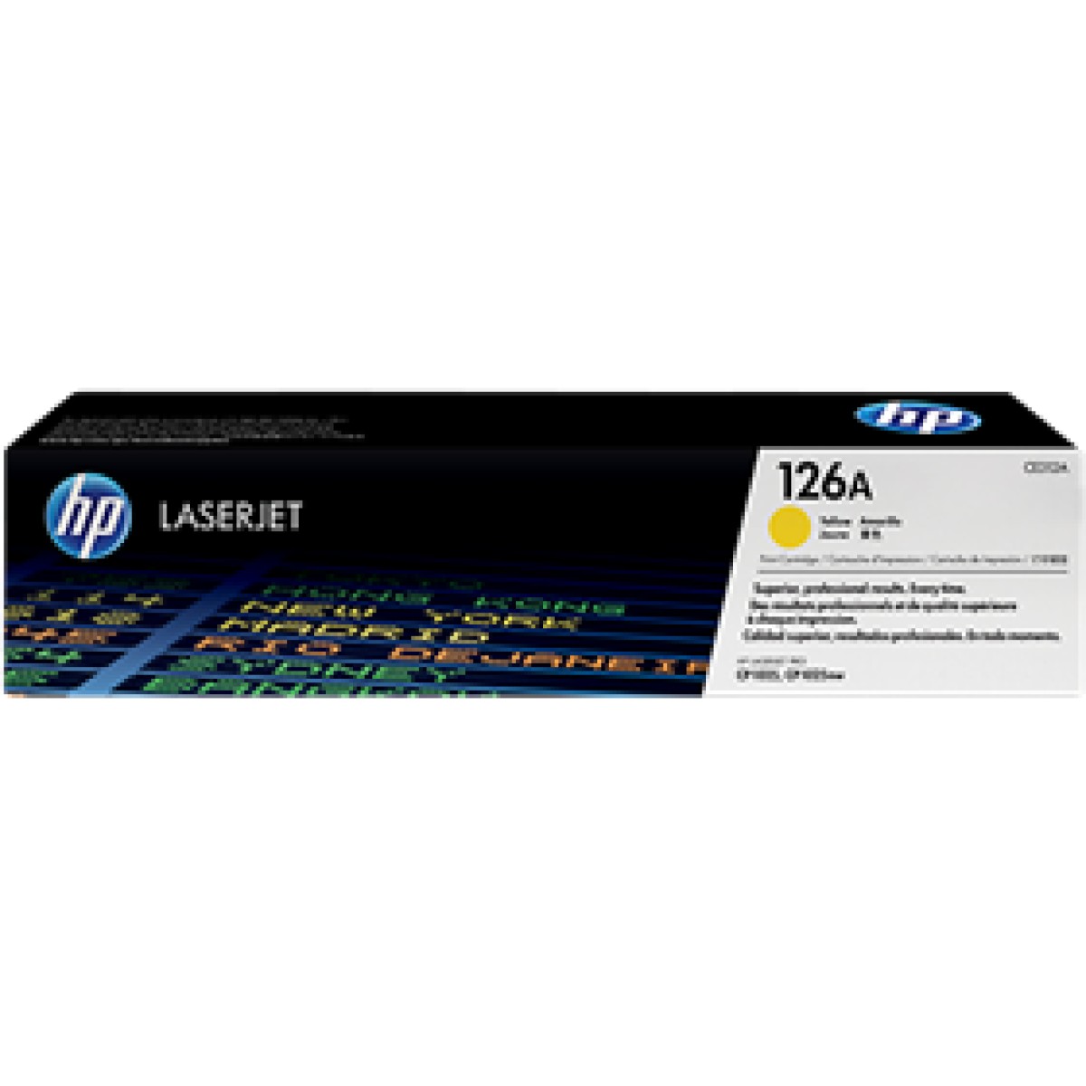 Toner Hp 126A – Ce312A – Amarillo – 1,000 Paginas – Para Impresora Color Laserjet – Cp1025Nw, M175