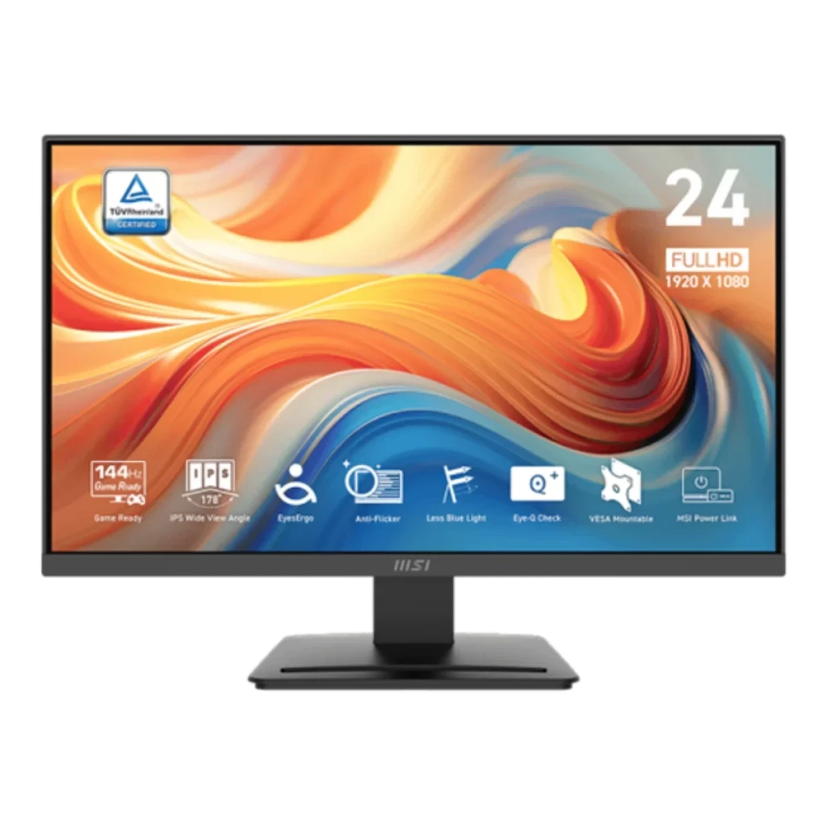 Monitor MSI PRO MP243L 23.8″ FHD 144Hz IPS HDR EyesErgo