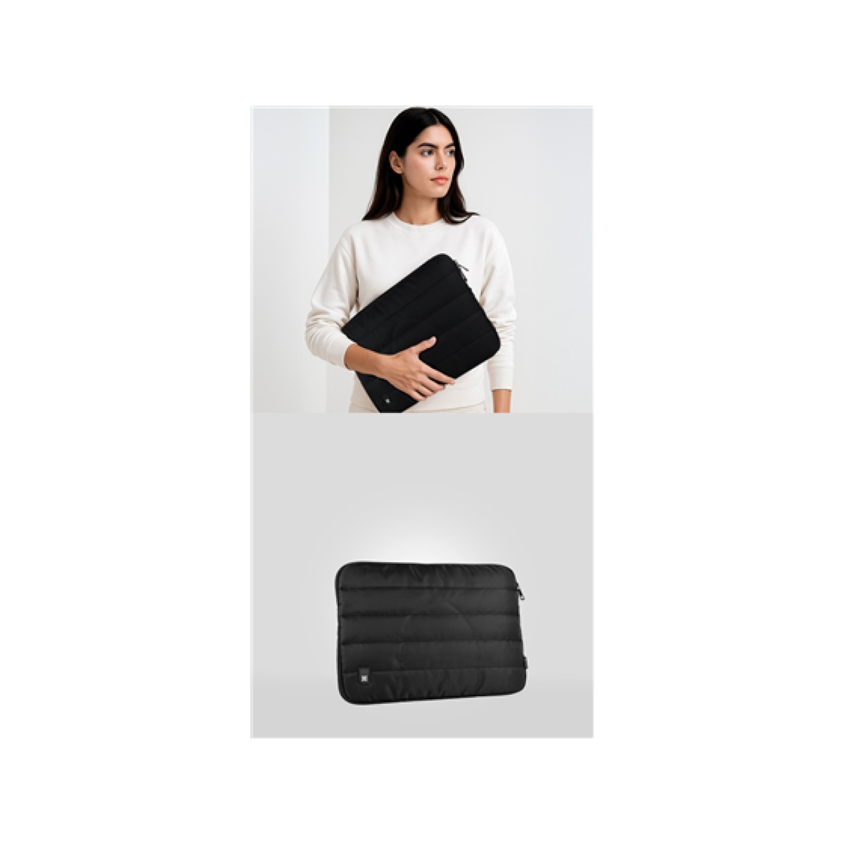 Bulto Para Laptop Klipx Xtreme 16″ Tipo Sleeve Nylon Resistente Al Agua Negro