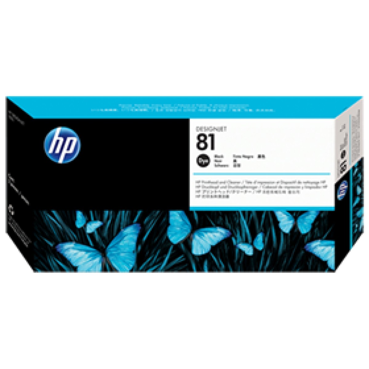 Cartucho Cabezal Y Limpiador De Cabezal Hp 81 – C4950A – Negro – Para Impresora Designjet 5500 / 5500Ps