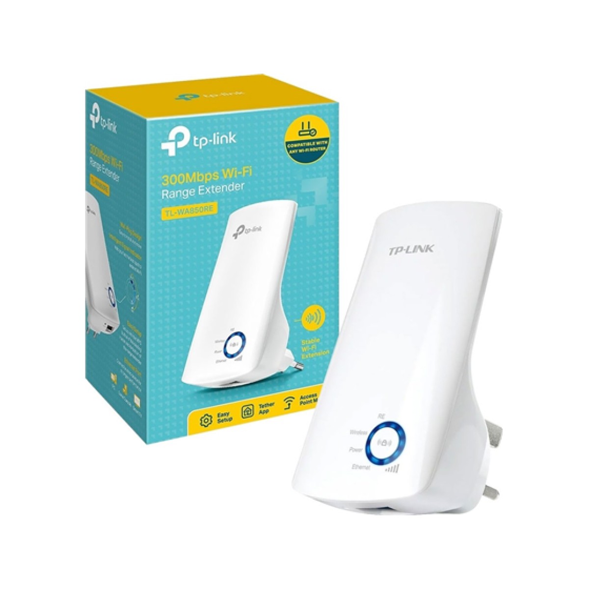 Repetidor WiFi Tp-Link Tl-Wa850Re 300Mbps 2.4Ghz
