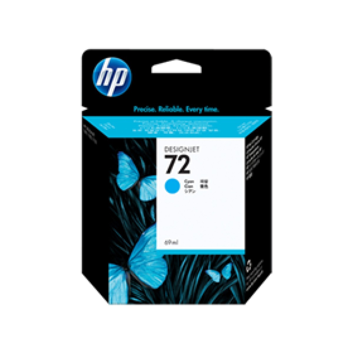 Cartucho Hp 72 – C9398A – Cyan – 69Ml – Para Impresora Designjet T610 / T1100