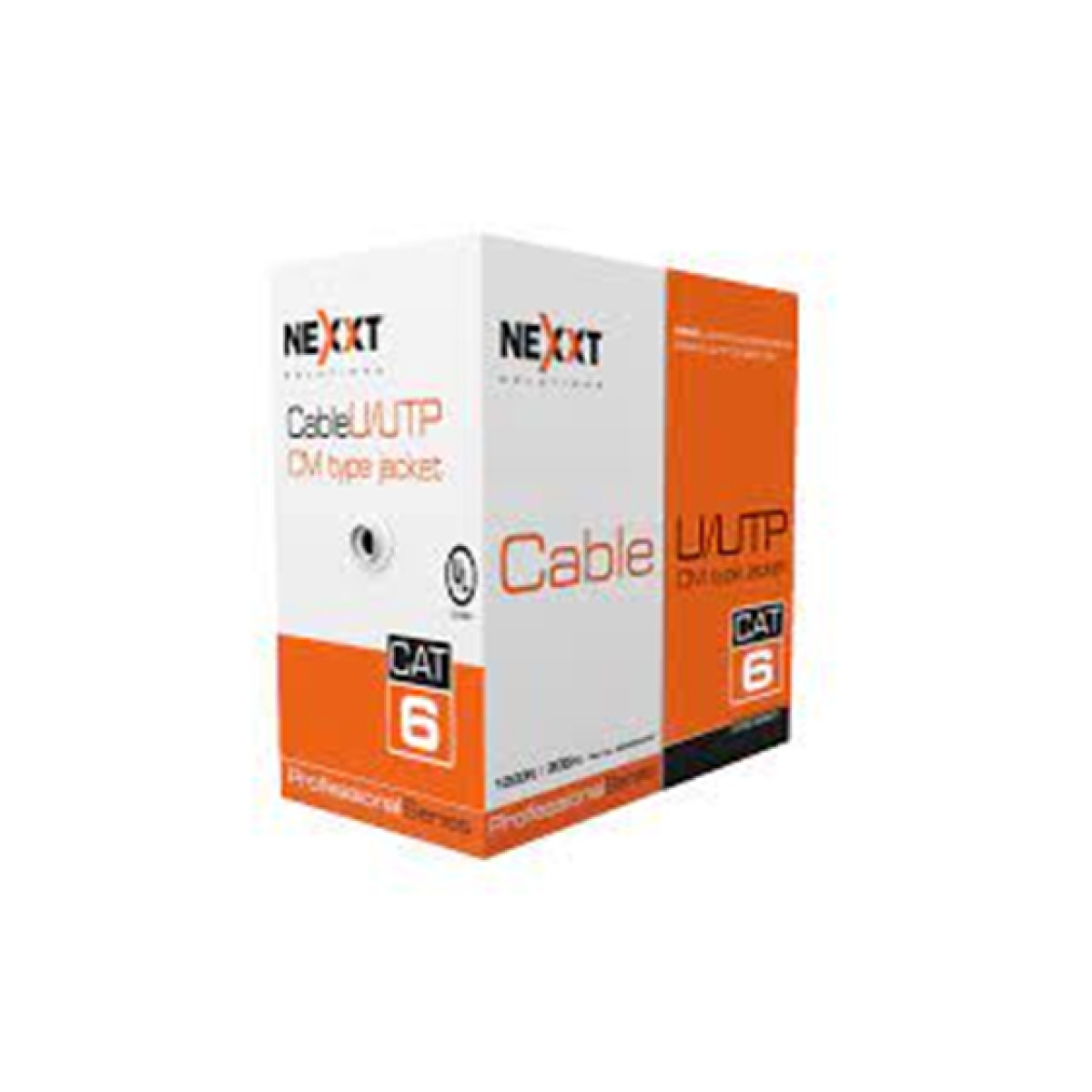 Caja De Cable Utp Nexxt Cat6 1000 Pies 24 Awg 100% Cobre