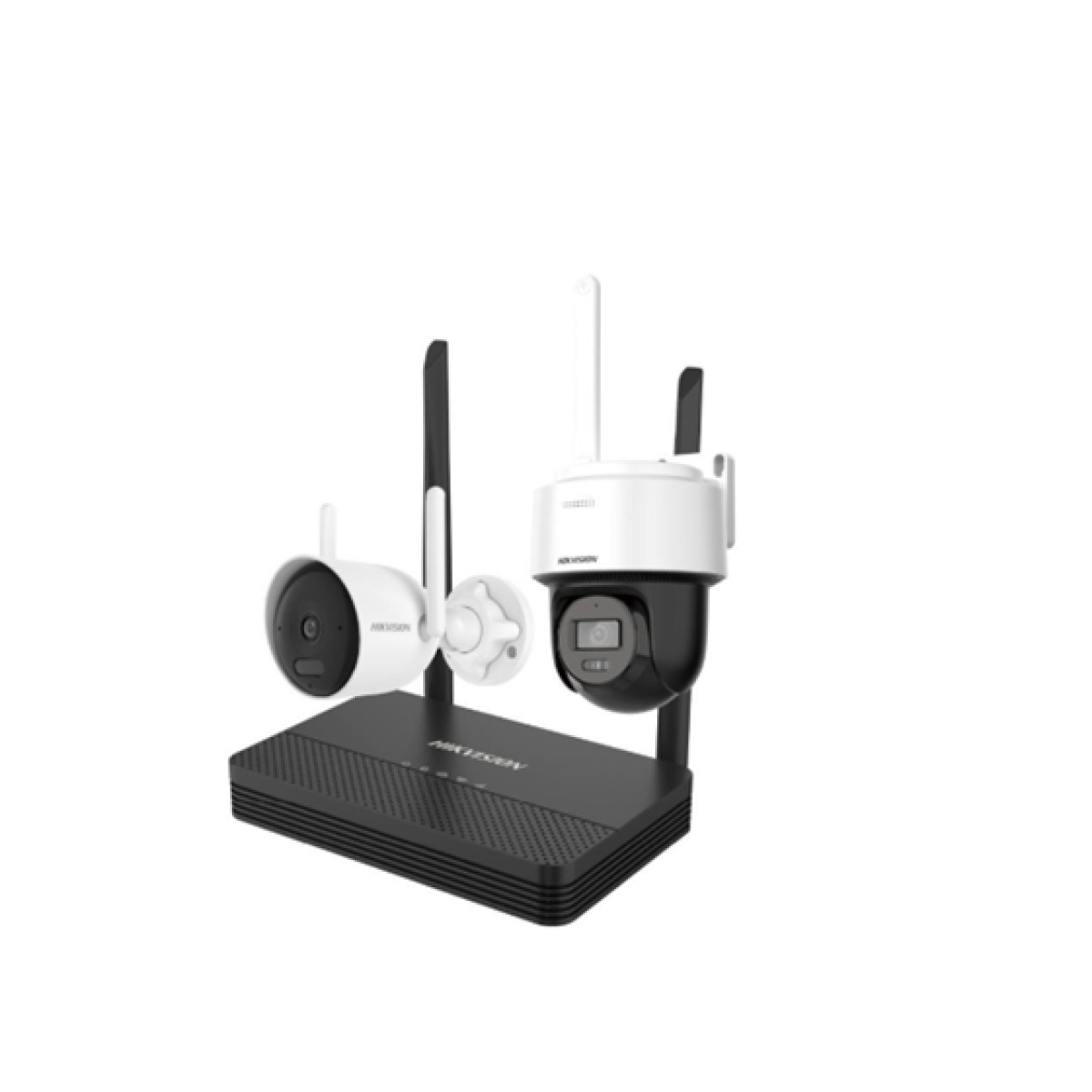 Camara De Seguridad Hikvision Kit 4Mp Bullet Y Domo Pt WiFi