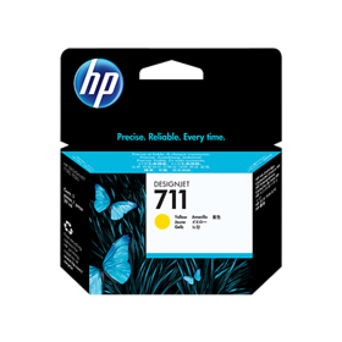 Cartucho Hp 711 – Cz132A – Amarillo – 29Ml – Para Impresora Designjet T120 Eprinter / T520 Eprinter / T130