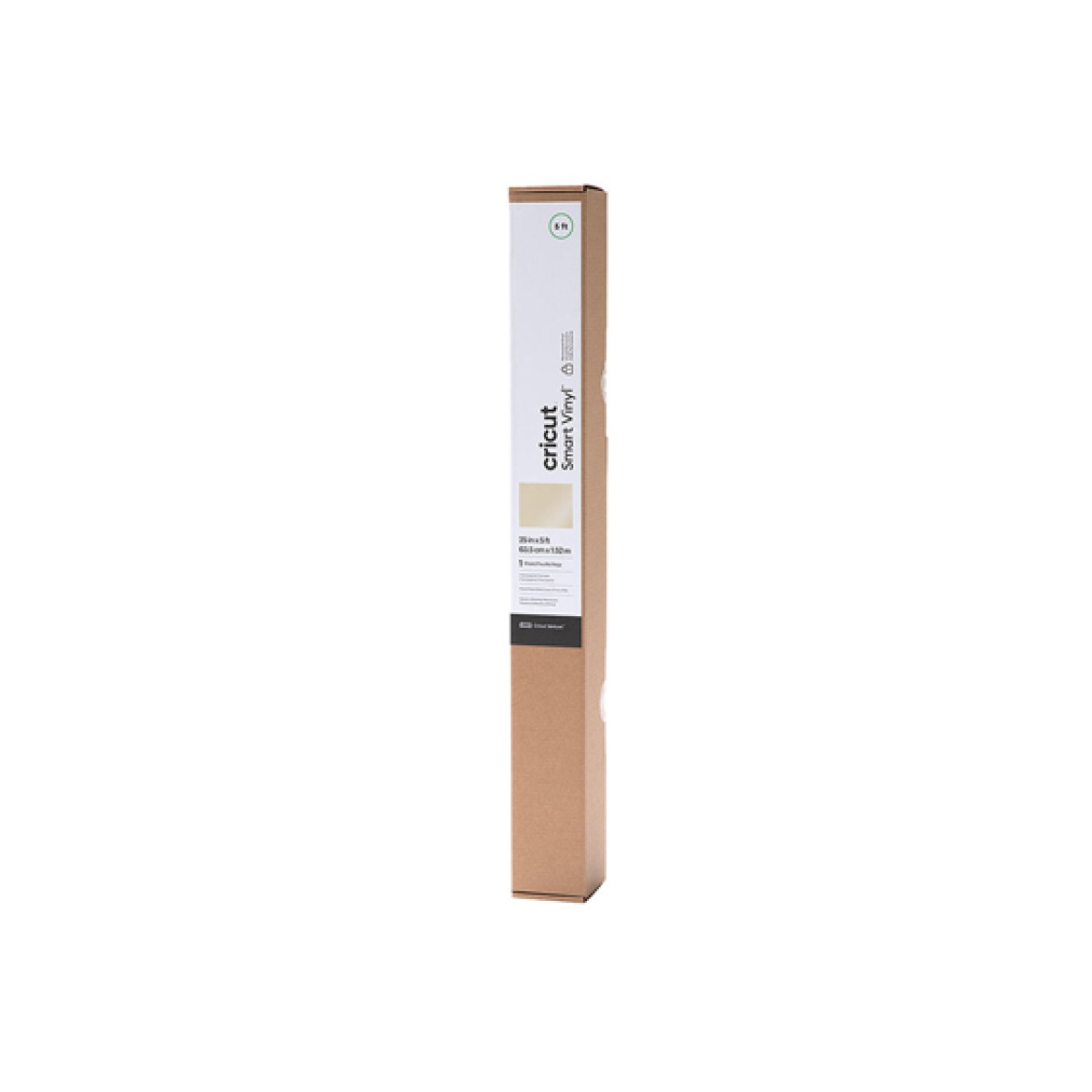 Rollo De Vinil Cricut Permanente 25″ X 5′ Acabado Matte Metalico Champaña