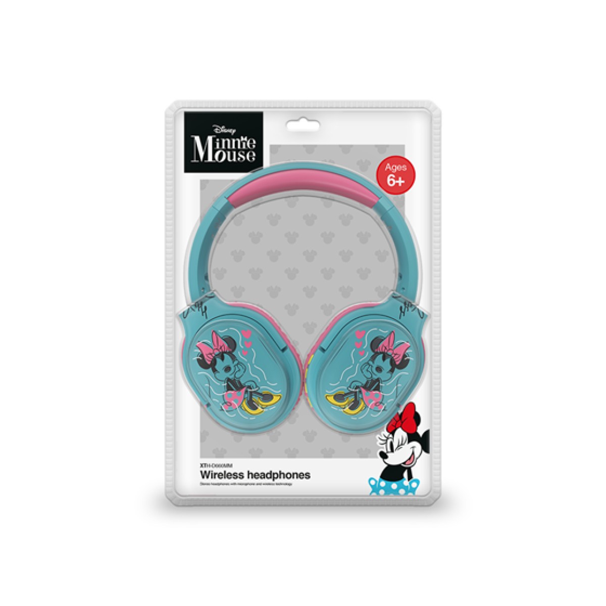 Audifono Xtech Wireless Disney Minnie Mouse Bt Y Audio Jack 3.5″ 8 Horas Reproduccion