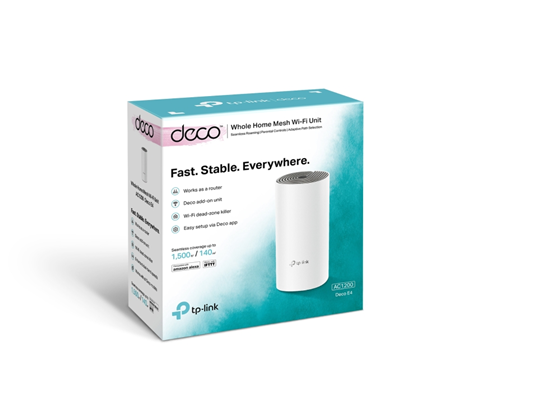 Router Wi-Fi Mesh Tp-Link Deco E4 Ac1200 1-Pack