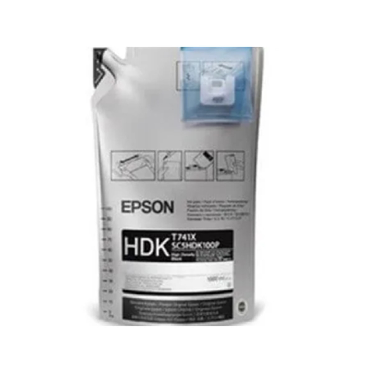 Bolsa De Tinta Epson Ultrachrome T741X20 Negro Alta Intensidad 1000Ml