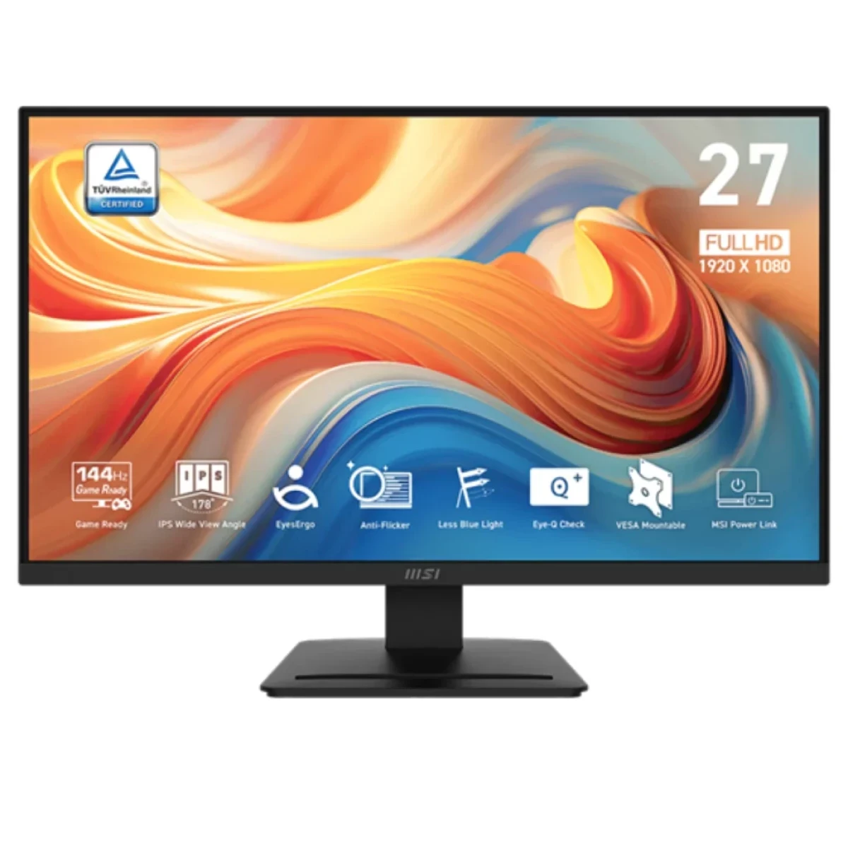 Monitor MSI PRO MP273L 27″ FHD 144Hz IPS HDR EyesErgo