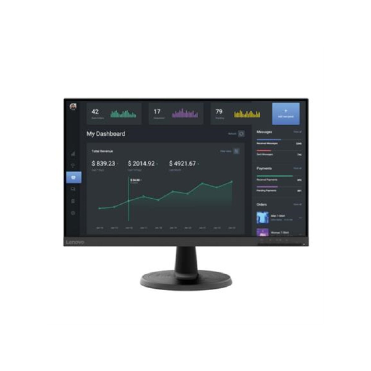 Monitor Lenovo Thinkvision C24-40 24″ Full HD Led 75 Hz Amd Freesync