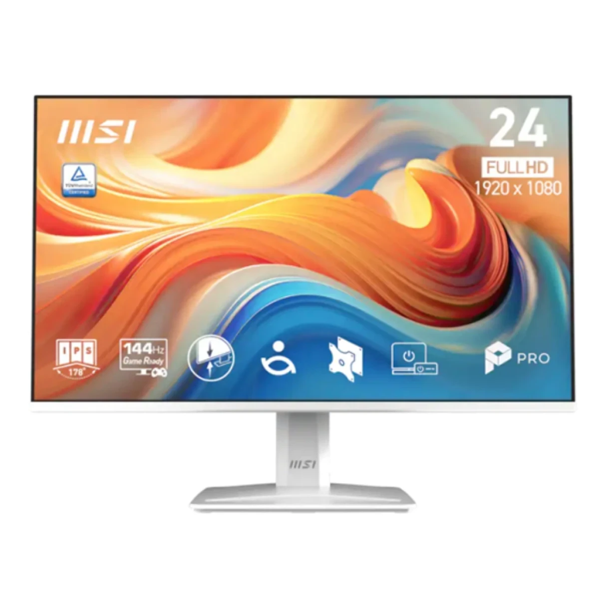 Monitor MSI PRO MP243W E14 24″ IPS FHD 144Hz Blanco HDR Adaptive-Sync