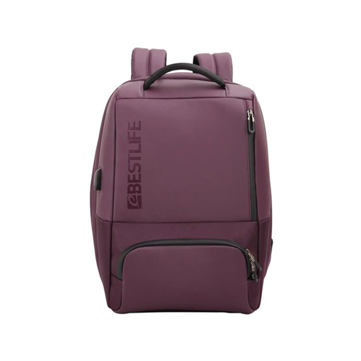 Bulto Para Laptop 15.6″ Bestlife Rojo Vino Impermeable Con USB