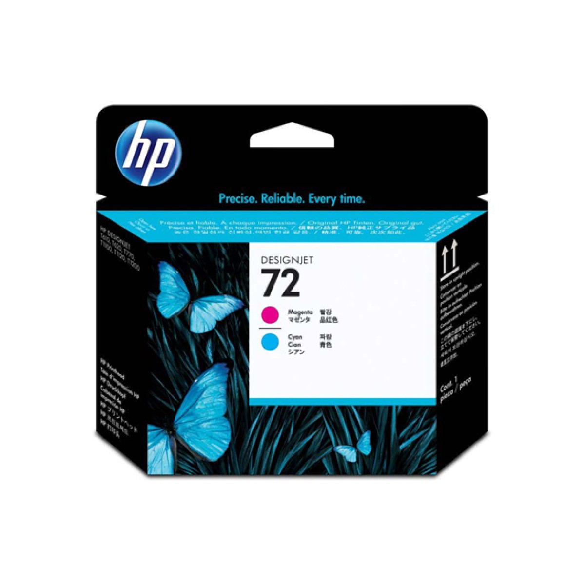 Cartucho Cabezal Hp 72 C9383A Magenta Y Cyan Para Designjet T610 T1100 T795
