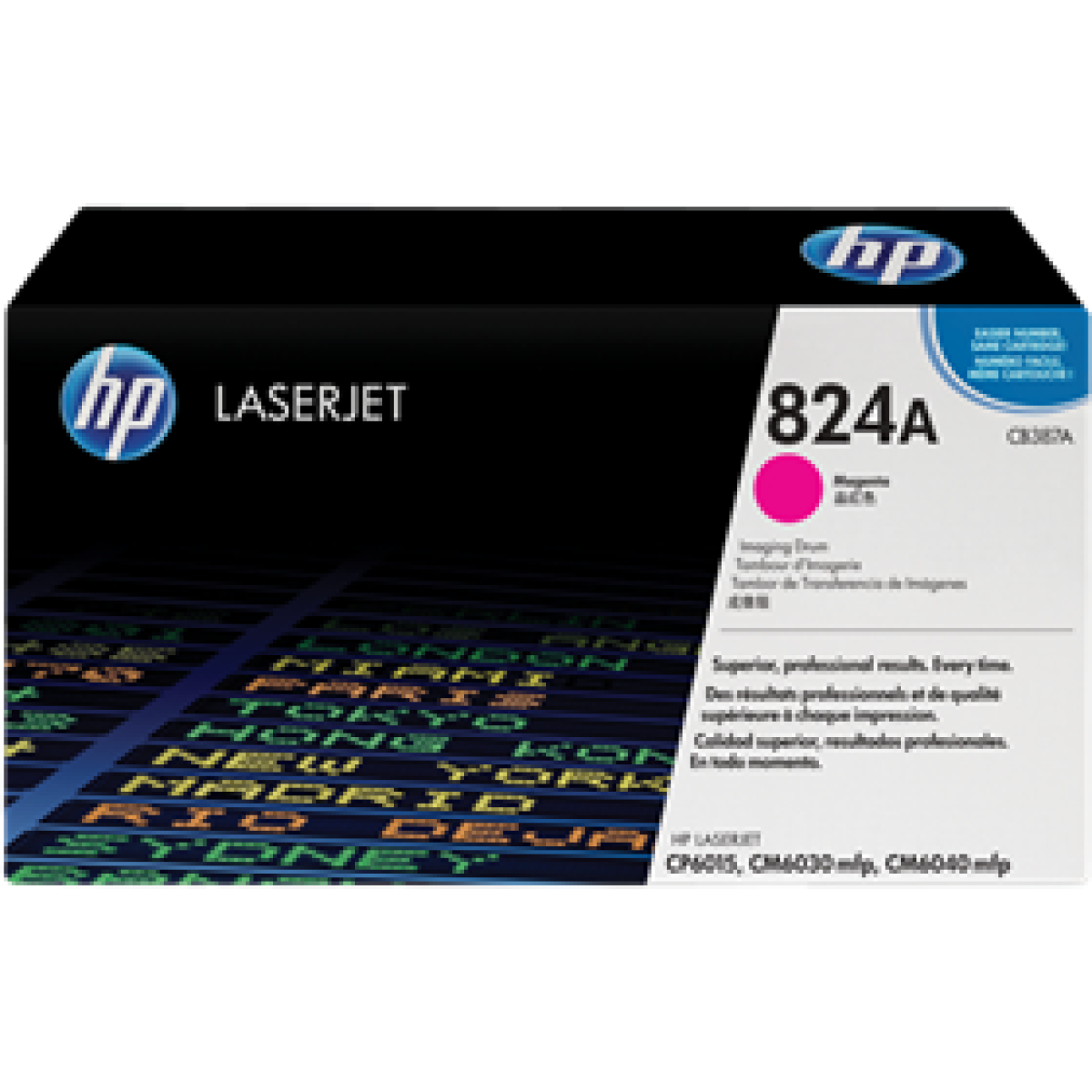 Toner Hp 824A – Cb387A – Tambor De Imagen – Magenta – 23,000 Paginas – Para Impresora Laserjet Color – Cl2000, cm6030, cm6040, Cp6015