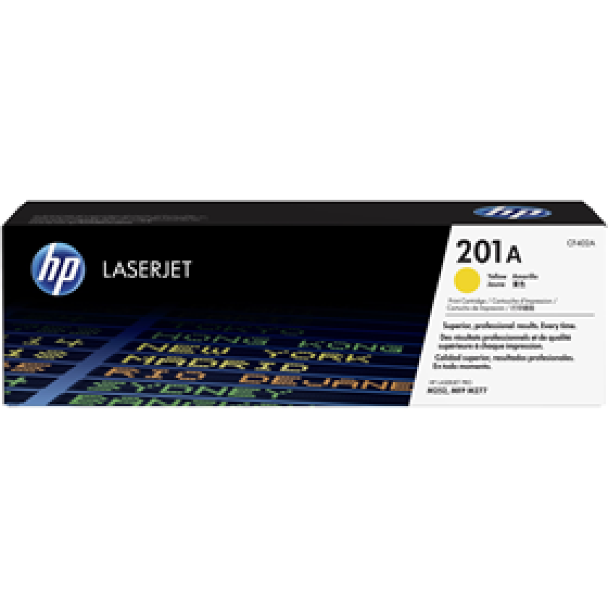 Toner Hp 201A – Cf402A – Amarillo – 1,400 Paginas – Para Impresora Color Laserjet – M252, M277