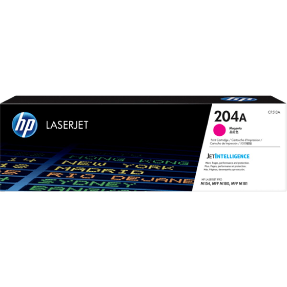 Toner Hp 204A Cf513A Magenta 900 Paginas Laserjet M180 M154