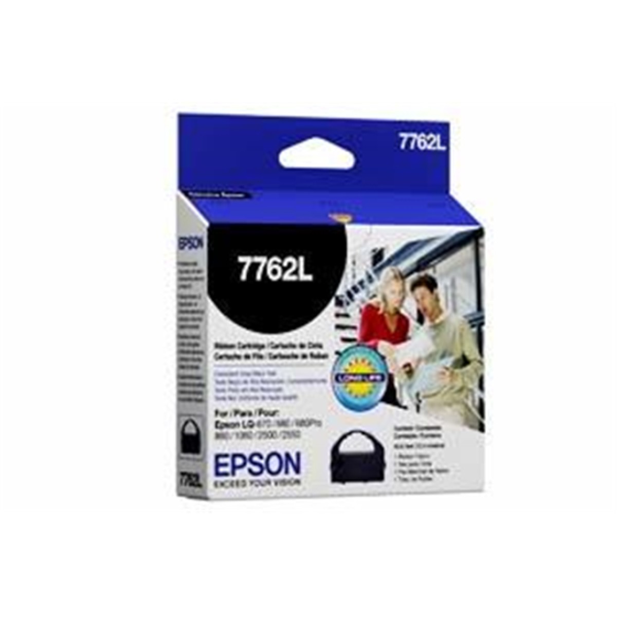 Cinta Para Impresora Epson Lq-670 Negro Compatible Lq-2500 Lq-2550 Lq-680 Pro Lq-860
