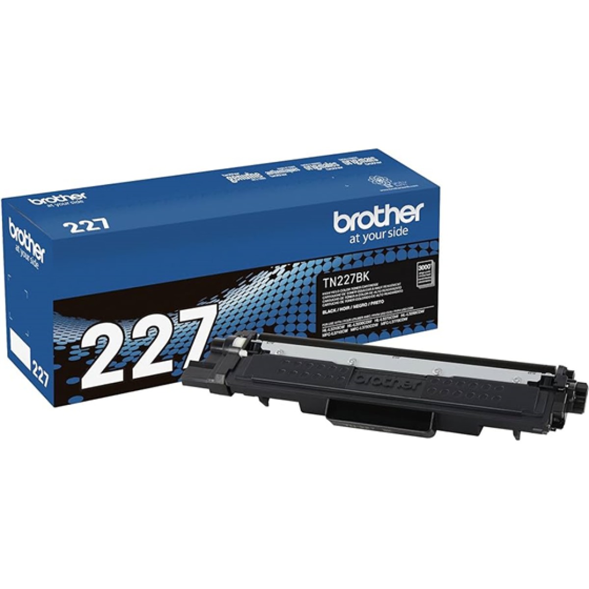 Toner Brother Tn227Bk Negro High Yield 3000 Paginas Para Impresora Mfcl3710Cw