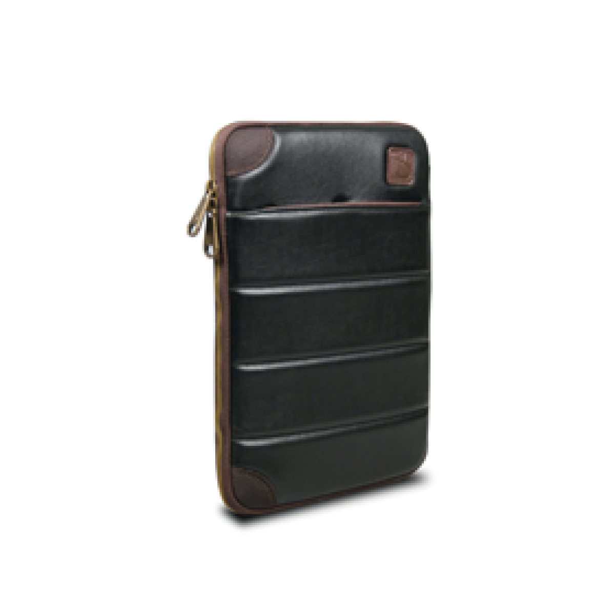Sleeve Port 11″ Gris Para Apple, Sandwich Mesh Protection Inside, Metal Copper Zipper, Embossed Logo.