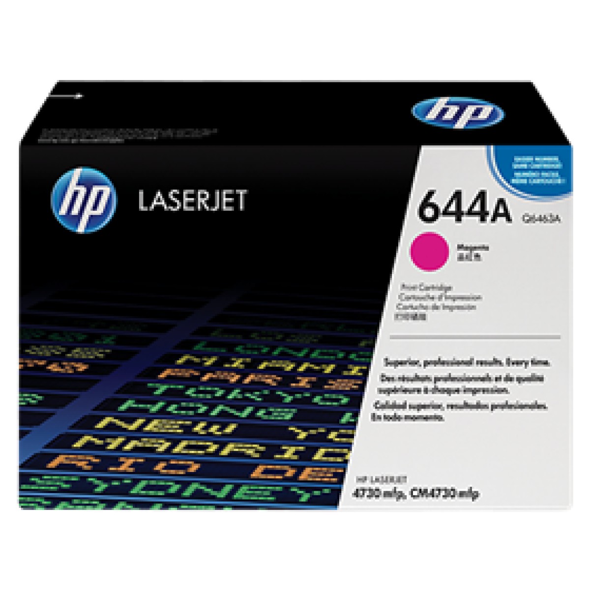 Toner Hp 644A – Q6463A – Magenta – 12,000 Paginas – Para Impresora Laserjet Color – 4730 Mfp