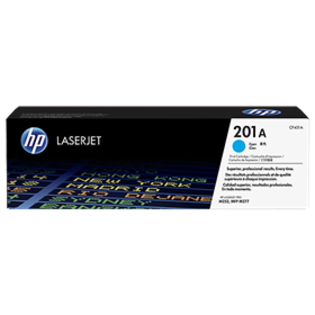 Toner Hp 201A – Cf401A – Cyan – 1,400 Paginas – Para Impresora Color Laserjet – M252, M277