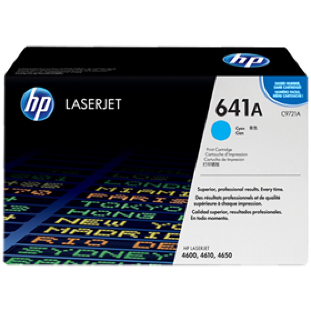 Toner Hp 641A – C9721A – Cyan – 8,000 Paginas – Para Impresora Laserjet 4600