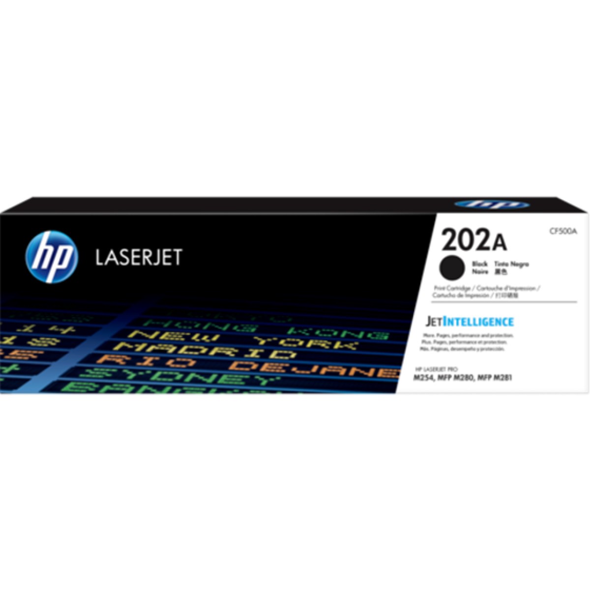 Toner Hp 202A Cf500A Negro 1400 Paginas Para Impresora Color Laserjet